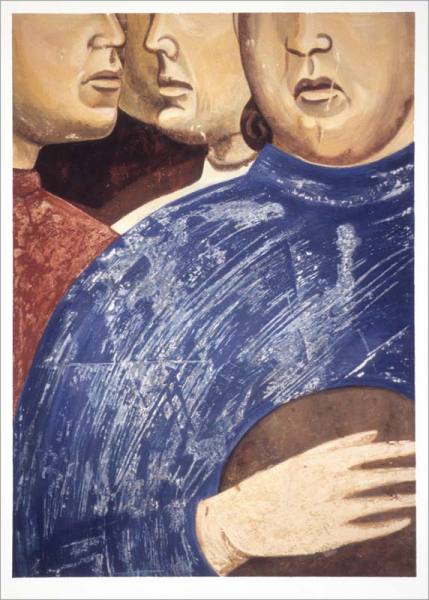 Giotto-fresco-painting - Assisi-La rinunzia agli averi